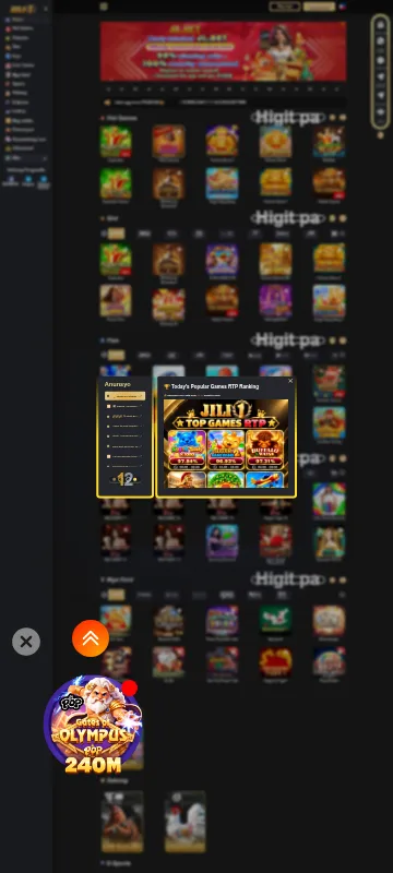 Jili Casino mobile view